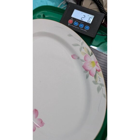 Noritake China Azalea 13 3/4" Hand-Painted Oval Tray platter green M wreath mark - Picture 13 of 13